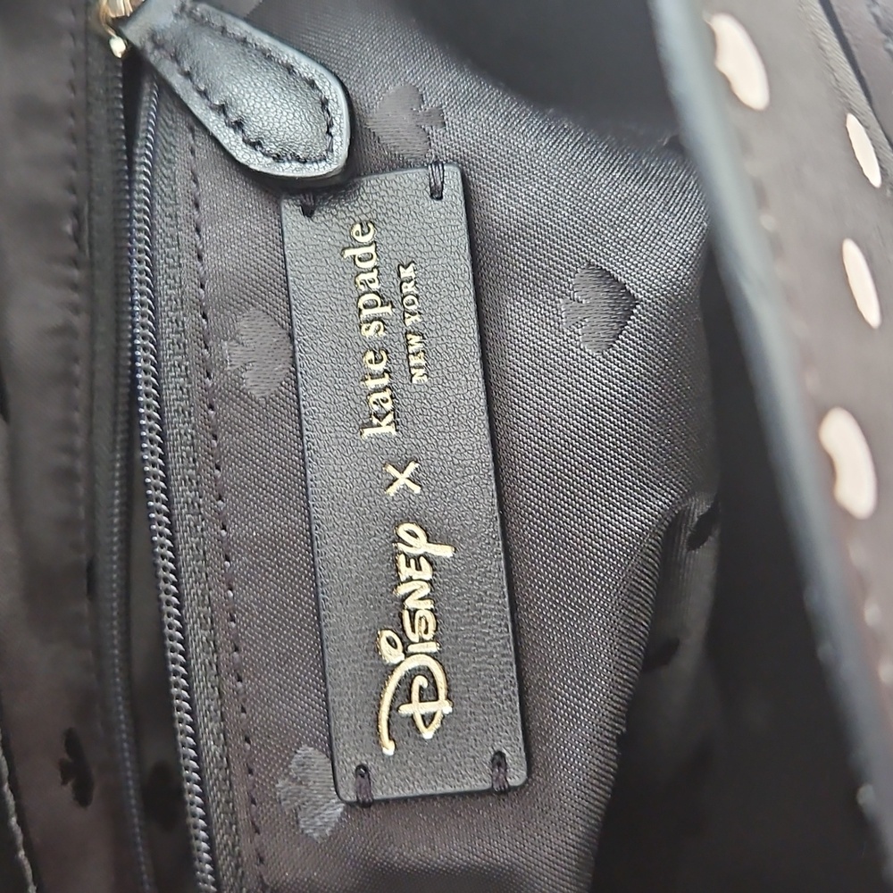 Disney Kate Spade Black Backpack & Wallet - Picture 4 of 4